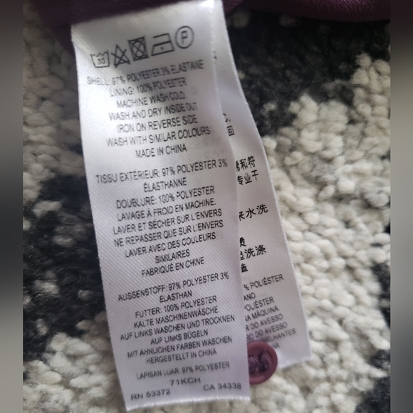 French Connection plum/grape color dress size US Small - Picture 7 of 7